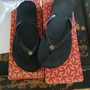 Tory Burch flip flops size 9